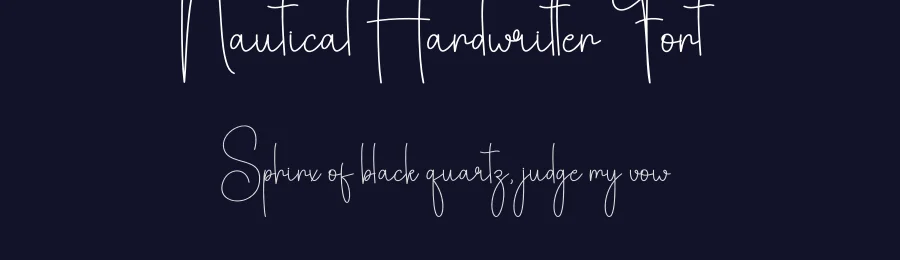 Nautical Handwritten Font by andikastudio — Script Handwritten Font — thumbnail 2