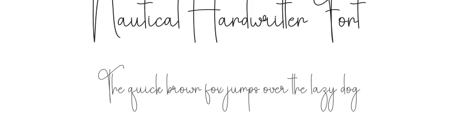 Nautical Handwritten Font by andikastudio — Script Handwritten Font