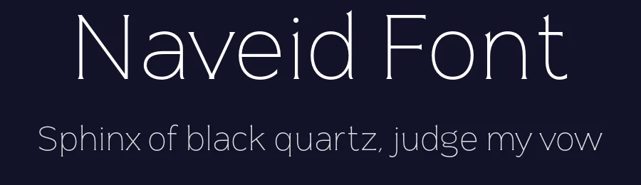 Naveid Font by namelatype — Display Font — thumbnail 2