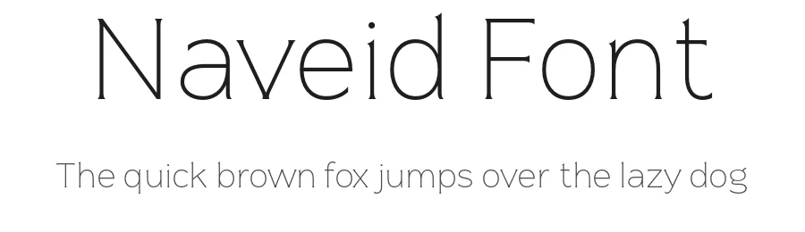 Naveid Font by namelatype — Display Font
