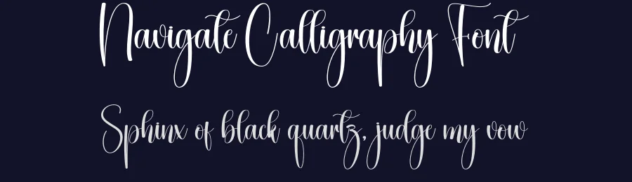 Navigate Calligraphy Font by creativeletter — Script Handwritten Font — thumbnail 2