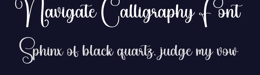 Navigate Calligraphy Font by andikastudio — Script Handwritten Font — thumbnail 2
