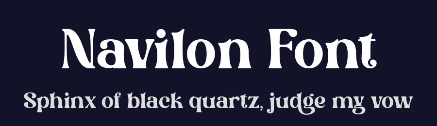Navilon Font by Rahagita Studio — Display Font — thumbnail 2