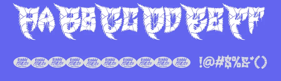 Navor Fear Font by Ronny_STD — Blackletter Font — thumbnail 3