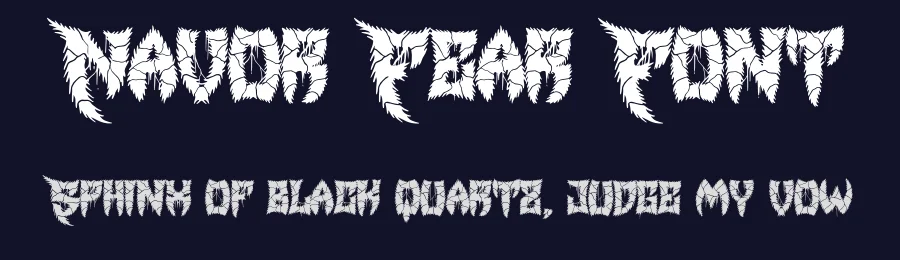 Navor Fear Font by Ronny_STD — Blackletter Font — thumbnail 2