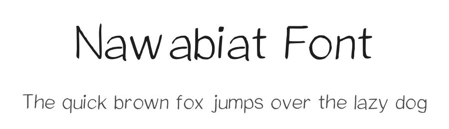 Nawabiat Font by Creativetacos — Script Handwritten Font