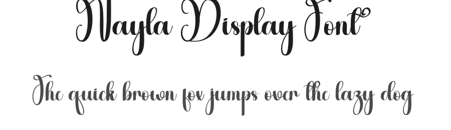 Nayla Display Font by andikastudio — Script Handwritten Font
