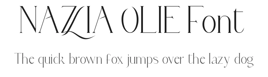 Nazlia Olie Font by nihstudio — Serif Font