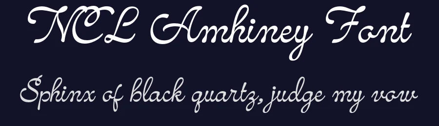 NCL Amhiney Font by Enxyclo Studio — Script Handwritten Font — thumbnail 2
