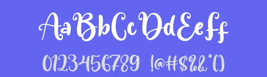 NCL Blovey Monjiteg Font by enxyclo — Script Handwritten Font — thumbnail 3