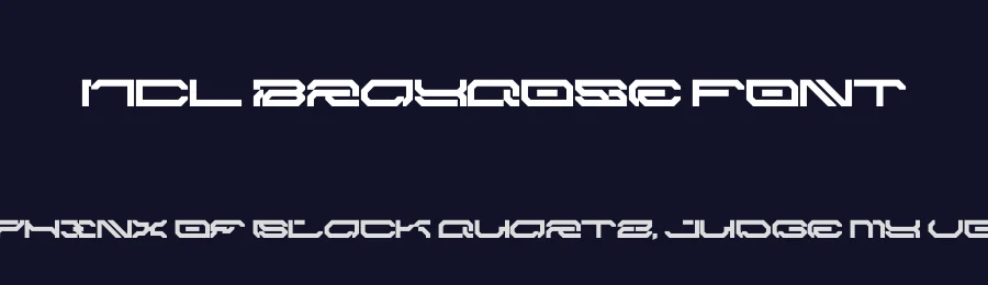 NCL Brayqose Font by enxyclo — Display Font — thumbnail 2