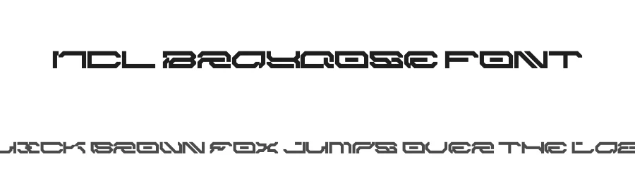 NCL Brayqose Font by enxyclo — Display Font