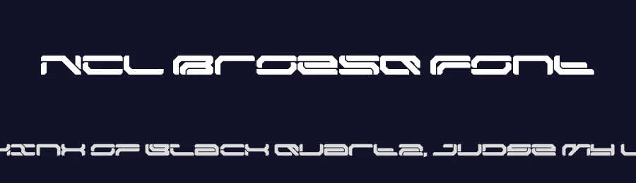 NCL Broesq Font by enxyclo — Display Font — thumbnail 2