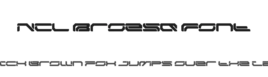 NCL Broesq Font by enxyclo — Display Font