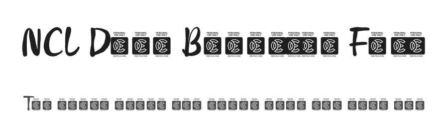 NCL Dear Bellotea Font by enxyclo — Display Font
