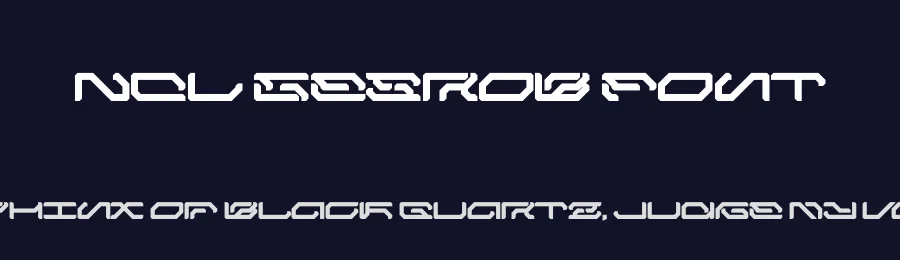 NCL Gesrob Font by enxyclo — Display Font — thumbnail 2