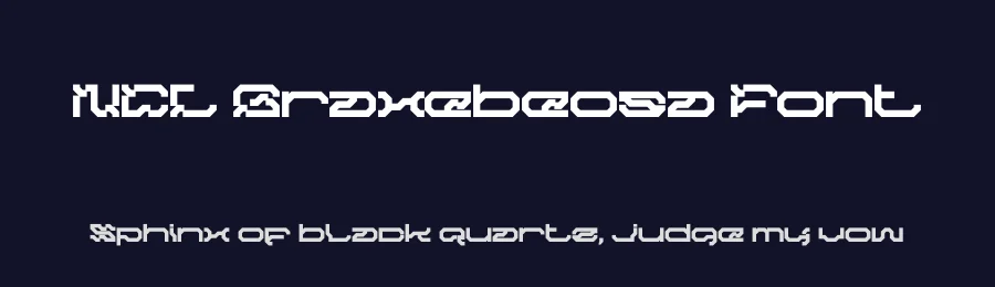 NCL Graxebeosa Font by enxyclo — Display Font — thumbnail 2
