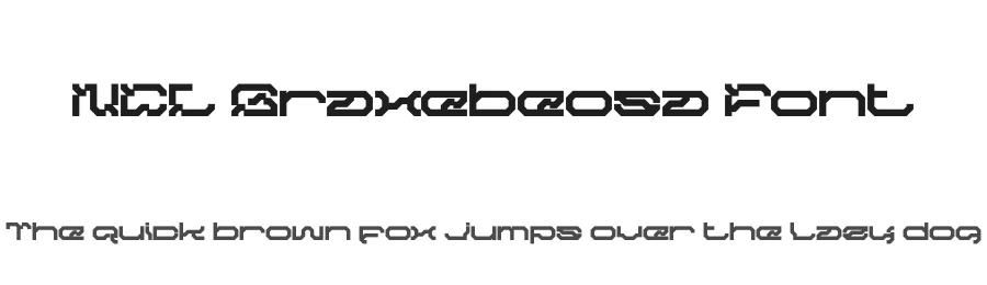 NCL Graxebeosa Font by enxyclo — Display Font