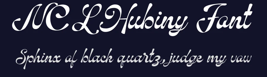 NCL Hubiny Font by enxyclo — Script Handwritten Font — thumbnail 2