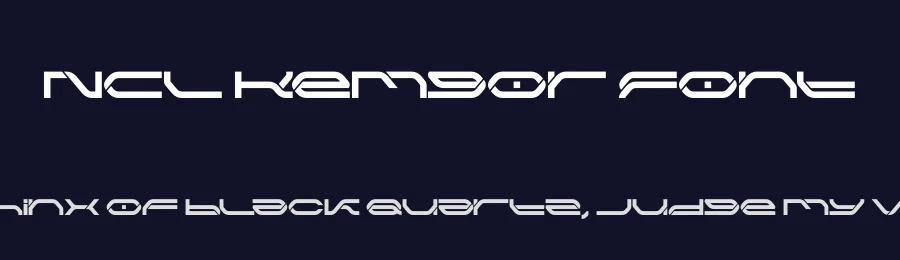 NCL Kemgor Font by enxyclo — Display Font — thumbnail 2