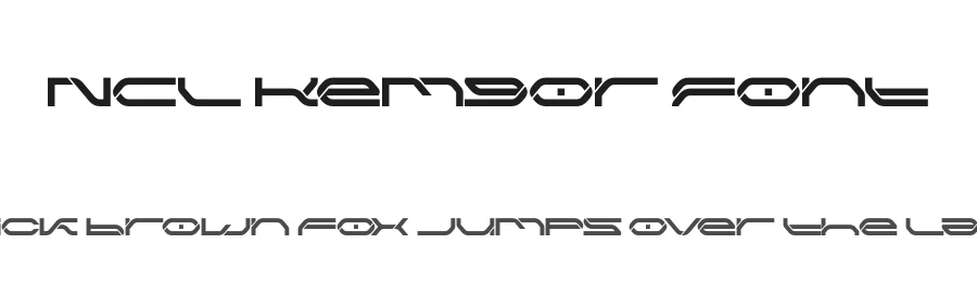 NCL Kemgor Font by enxyclo — Display Font