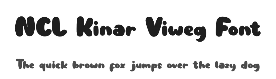 NCL Kinar Viweg Font by enxyclo — Decorative Font