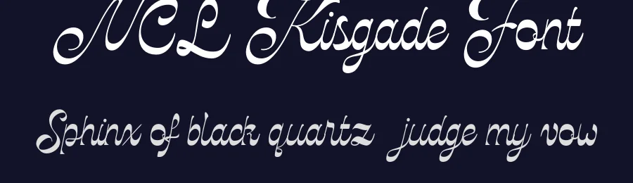 NCL Kisgade Font by enxyclo — Display Font — thumbnail 2