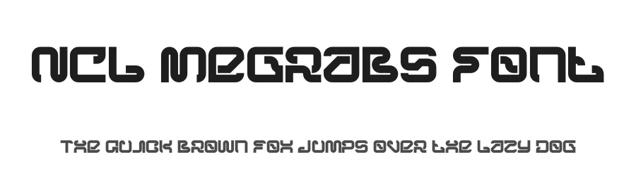 NCL Megrabs Font by enxyclo — Display Font