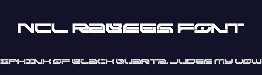 NCL Rabegs Font by enxyclo — Display Font — thumbnail 2