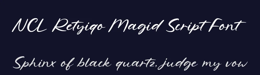 NCL Retyiqo Magid Script Font by enxyclo — Script Handwritten Font — thumbnail 2