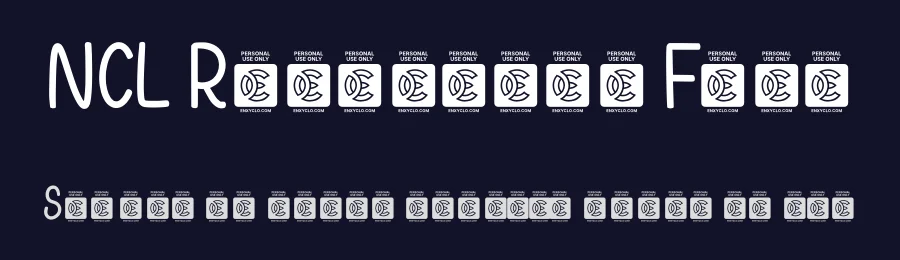 NCL Ricadelho Font by enxyclo — Display Font — thumbnail 2