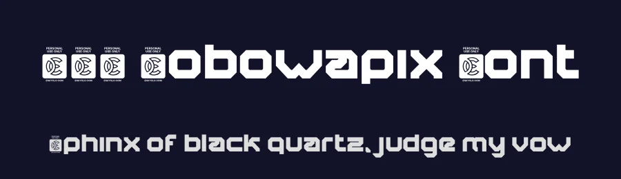 NCL Robowapix Font by enxyclo — Display Font — thumbnail 2