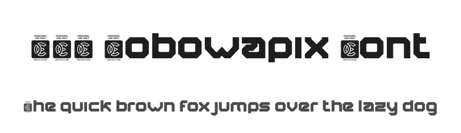 NCL Robowapix Font by enxyclo — Display Font