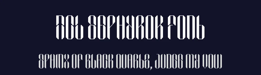 NCL Sephyrok Font by enxyclo — Display Font — thumbnail 2