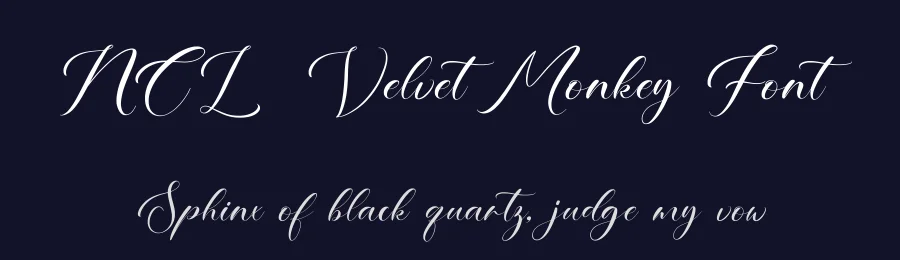NCL Velvet Monkey Font by enxyclo — Script Handwritten Font — thumbnail 2