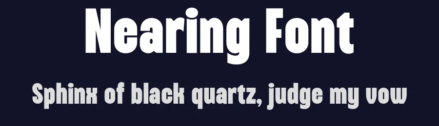Nearing Font by Fridaytype — Sans Serif Font — thumbnail 2