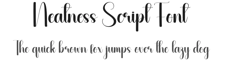 Neatness Script Font by andikastudio — Script Handwritten Font