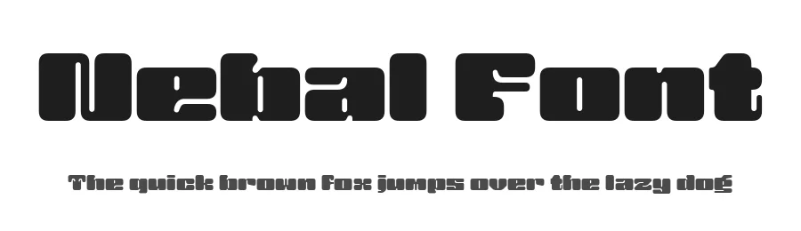 Nebal Font by ari — Decorative Font