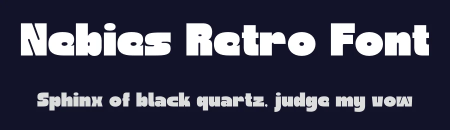 Nebies Retro Font by Nirmana Visual — Display Font — thumbnail 2