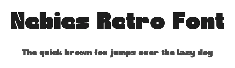 Nebies Retro Font by Nirmana Visual — Display Font