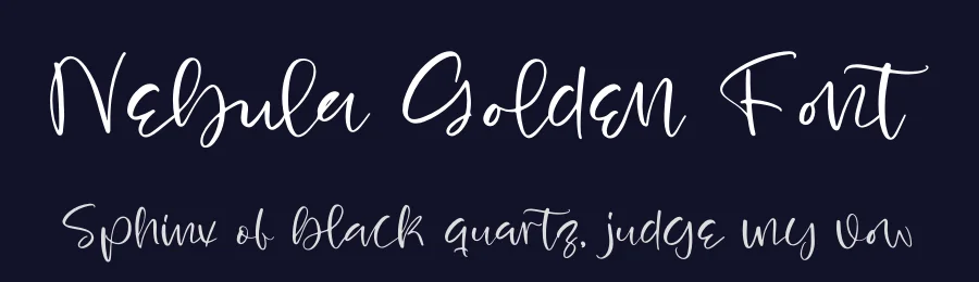 Nebula Golden Font by stylishtype.co — Script Handwritten Font — thumbnail 2