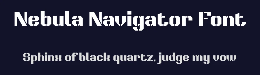 Nebula Navigator Font by Objectype Studio — Sans Serif Font — thumbnail 2