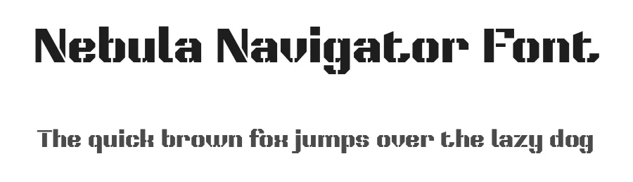 Nebula Navigator Font by Objectype Studio — Sans Serif Font