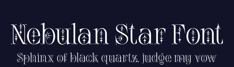 Nebulan Star Font by alit design — Display Font — thumbnail 2
