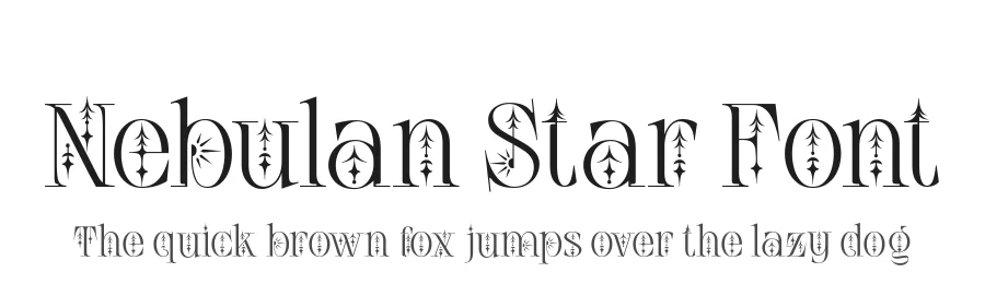 Nebulan Star Font by alit design — Display Font