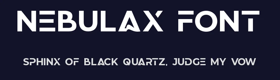 Nebulax Font by Vroz Studio — Sans Serif Font — thumbnail 2