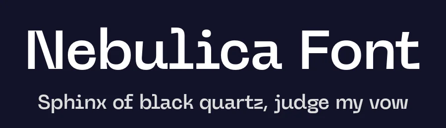 Nebulica Font by zarmatype — Decorative Font — thumbnail 2