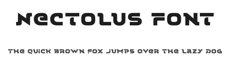 Nectolus Font by Surplus Type Co โ Display Font