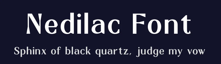 Nedilac Font by Amorfa Type — Display Font — thumbnail 2