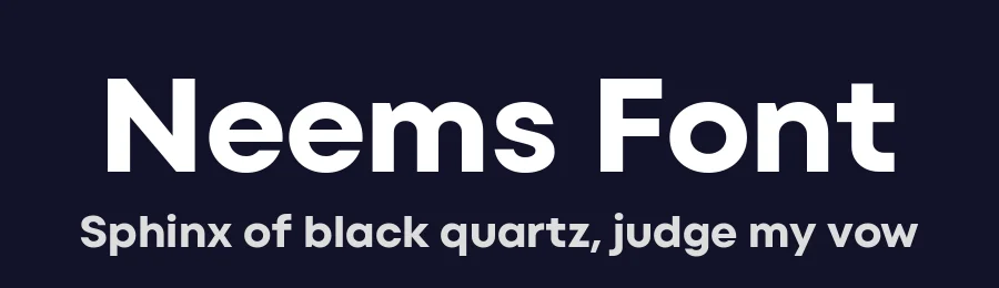 Neems Font by Sukirman — Sans Serif Font — thumbnail 2